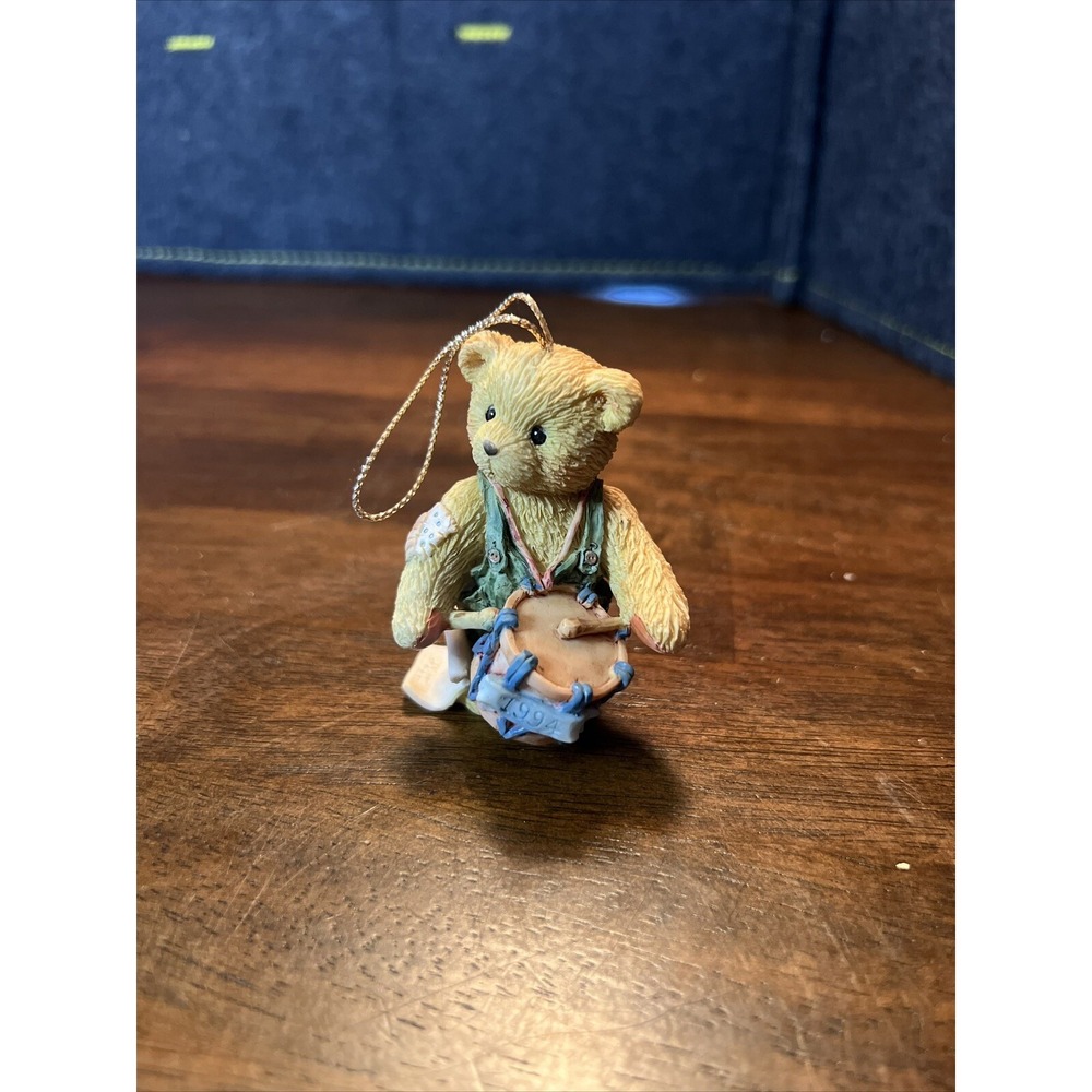 Cherished Teddies 1994 "I'll Play My Drum For‎ You" #912891 Figurine